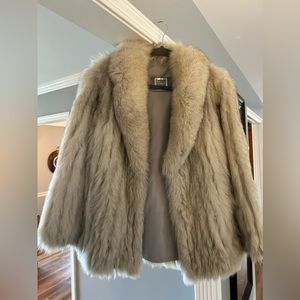 Vintage saga fox fur coat